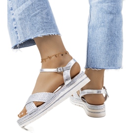 Dámské stříbrné sandály Chirnside stříbrný