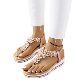 Růžové dámské sandály Tove růžový