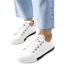 Dámské černobílé tenisky Tuuri bílý černý