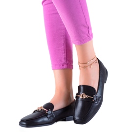 Lovery Elegantní mokasíny černý