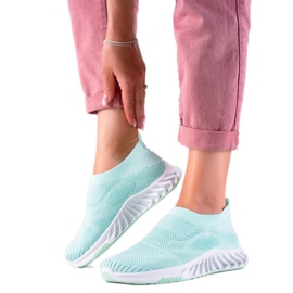 J. Star Módní zelené tenisky zelený