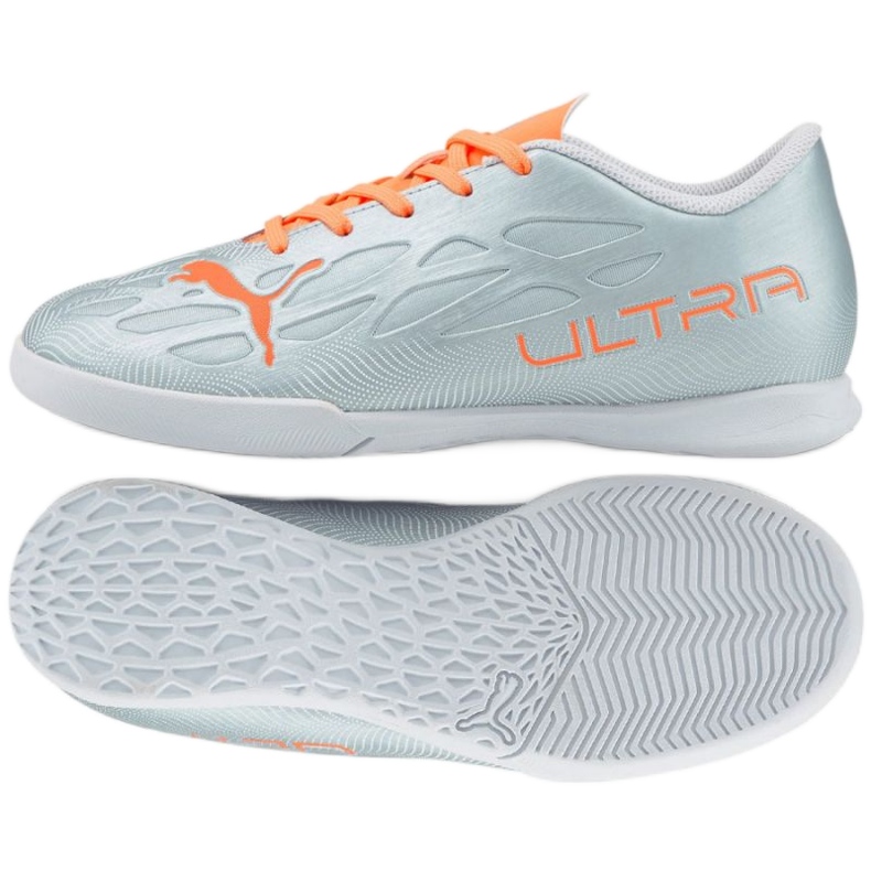 Kopačky Puma Ultra 4.4 It Jr 106746 01 šedá stříbrný Kopačky Puma Ultra 4.4 It Jr 106746 01 šedá stříbrný