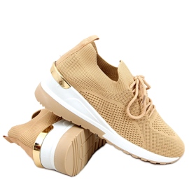 Ponožky Faggio Khaki béžový