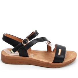 Dámské sandály Leaf Black černý