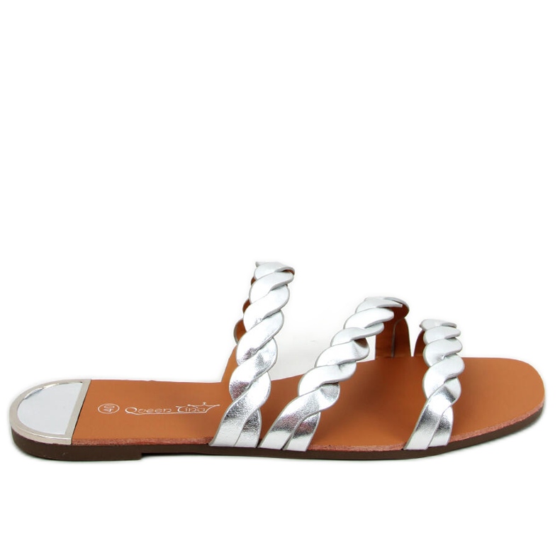 Dámské pantofle Clover Silvery stříbrný