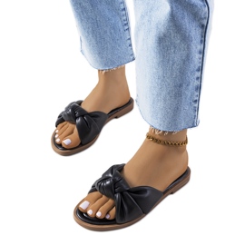 Černé pantofle Swift černý