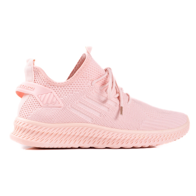 Sweet Shoes Růžové textilní sportovní boty růžový