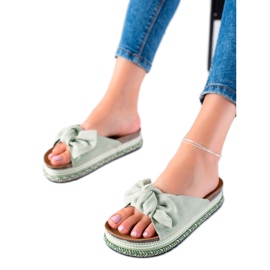 Bestelle Dámské pantofle 20-365 gr zelené zelená