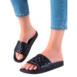 Cm Paris Černé pantofle černý