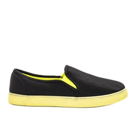 Černé tenisky Kulma černý zelený