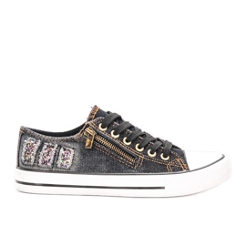 Černé džínové tenisky od Nikuly černý