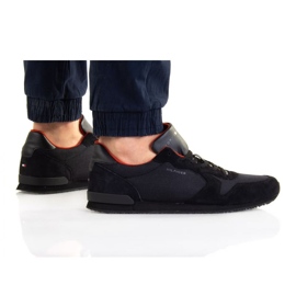Boty Tommy Hilfiger Iconic Material Mix Runner M FM0FM04022 černý