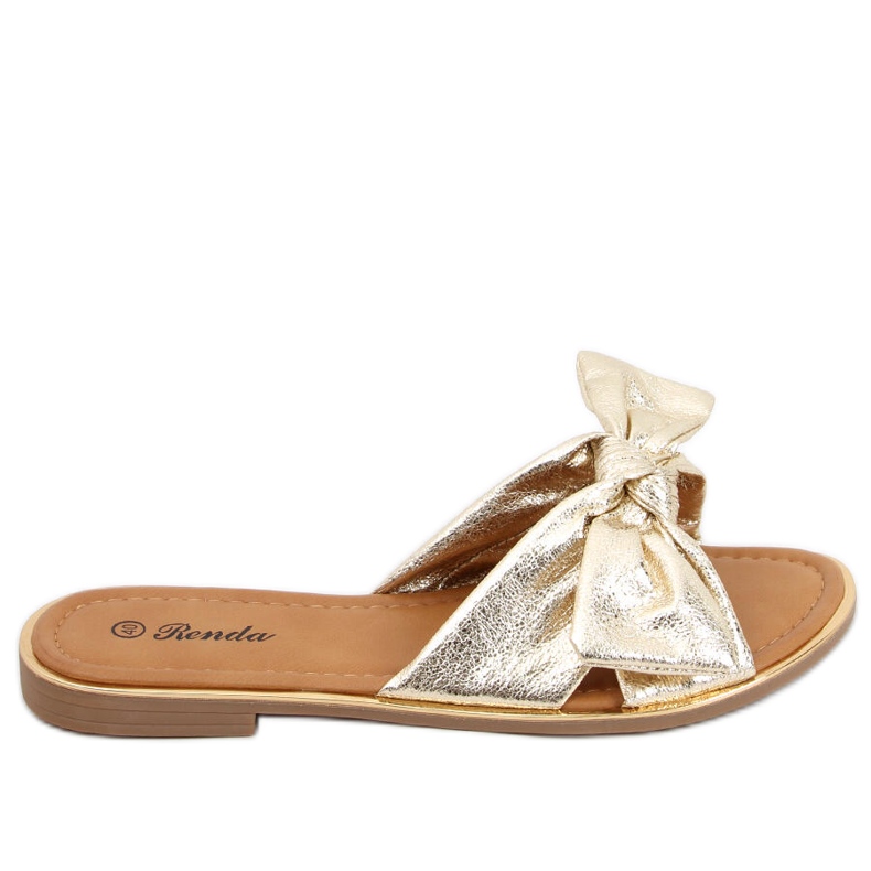 Dámské pantofle Lirio Gold zlatý