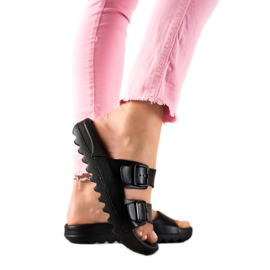 Seastar Pohodlné žabky černý