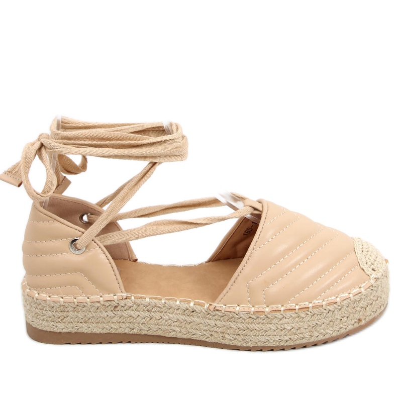 Kotníkové espadrilky Freesia Beige béžový