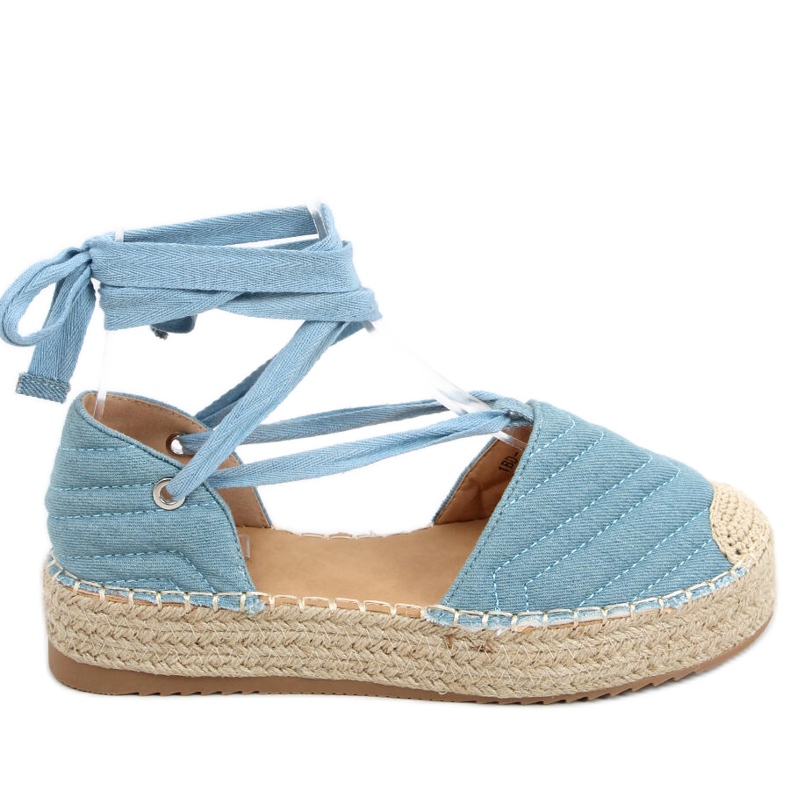 Freesia Blue espadrilky po kotníky modrý Freesia Blue espadrilky po kotníky modrý