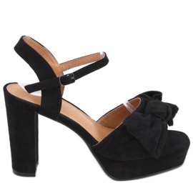 Sandály na platformě Adella Black černá Sandály na platformě Adella Black černá