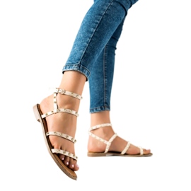 Bestelle Sandály S Kamínky béžový