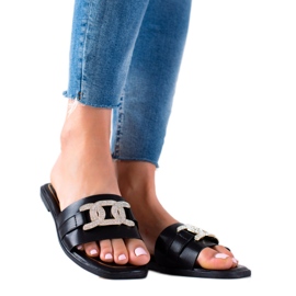 Seastar Elegantní pantofle černý