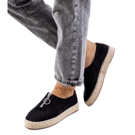 Verneliho černé espadrilky černá