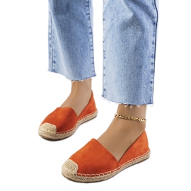 Oranžové dámské espadrilky od Balma pomerančový