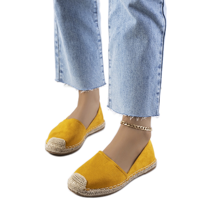 Žluté dámské espadrilky od Balma žlutá