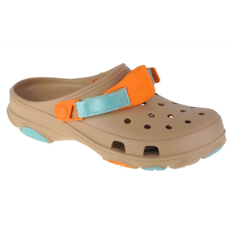 Crocs Classic All Terrain Clog M 206340-2ZM béžový modrý oranžový Crocs Classic All Terrain Clog M 206340-2ZM béžový modrý oranžový