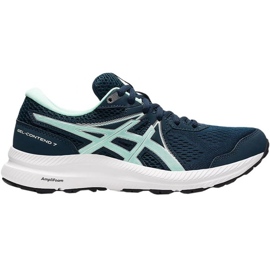 Běžecké boty Asics Gel Contend 7 W 1012A911 407 námořnická modř zelený