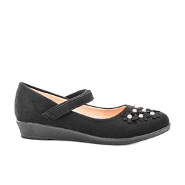BM Černé dětské balerínky od Holanti černá