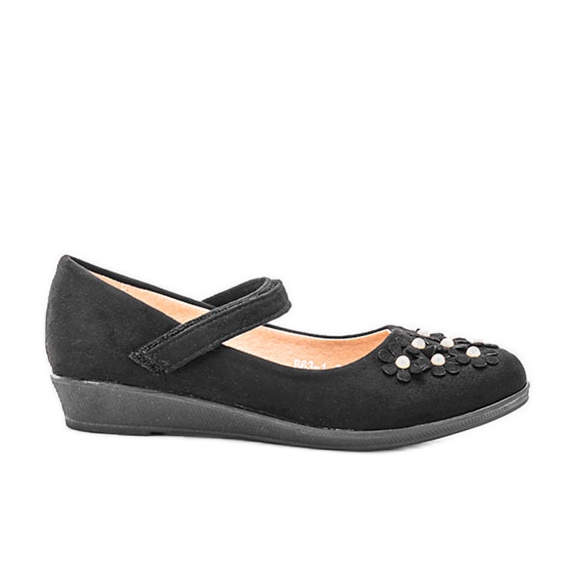 BM Černé dětské balerínky od Holanti černá