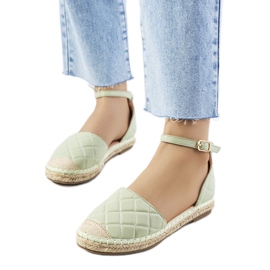 Zelené espadrilky z Faiz zelená Zelené espadrilky z Faiz zelená