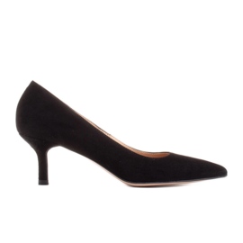 Marco Shoes Elegantní lodičky na podpatku na nižším podpatku černý