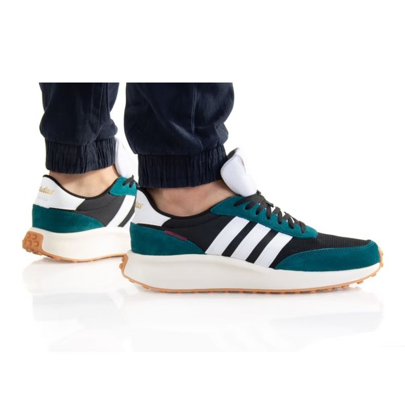 Boty Adidas Run 70S M GY3887 bílý černá zelená
