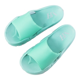 Dámské zelené pantofle Distant zelený