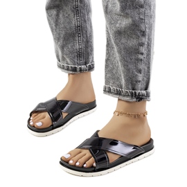 Černé dámské pantofle Nicolay černý