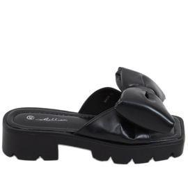 Pantofle Keesha Black High Sole černý