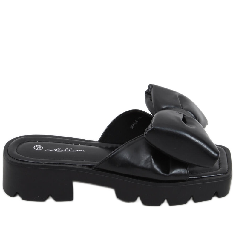 Pantofle Keesha Black High Sole černá