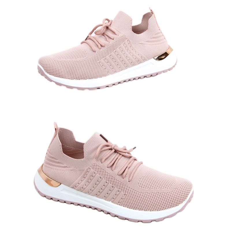 Ponožkové tenisky Lars Pink růžový