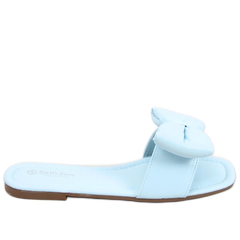 Pantofle Mili Blue s mašlí modrý