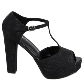 Hope Black duhové sandály na platformě černý