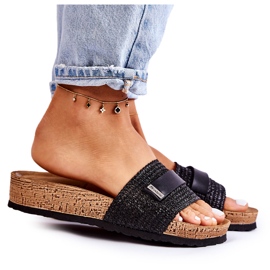 Dámské klasické pantofle Inblu NM000025 Black černý