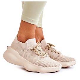 Světle béžová nazouvací dámská sportovní obuv Dalmiro béžový
