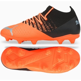 Kopačky Puma Future Z 3.3 FG / AG Jr 106773 01 pomerančový pomeranče a červené
