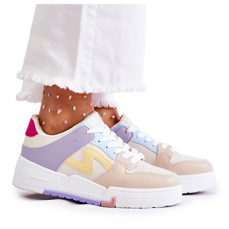 PS1 Dámská sportovní obuv Béžová Francis béžový vícebarevný