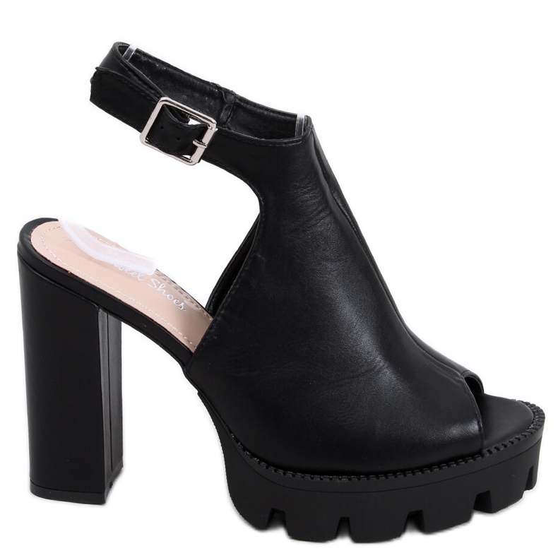 Sandály na platformě Rome Black černá