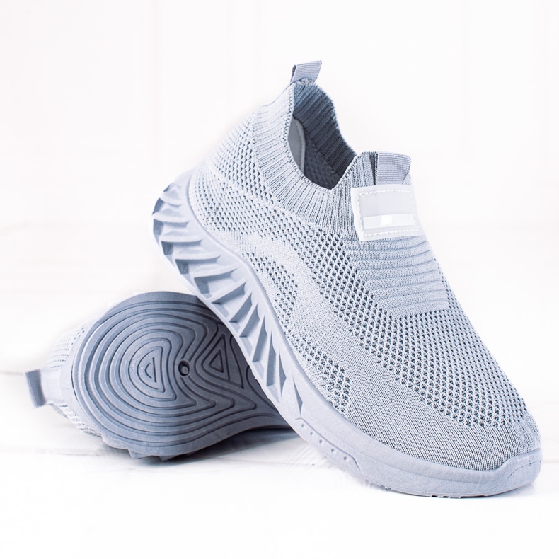 SHELOVET Nazouvací sportovní obuv šedá