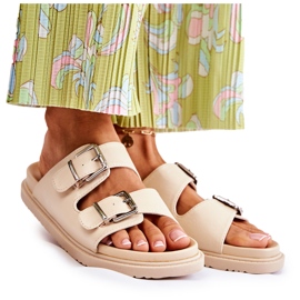 PJ1 Klasické dámské béžové slip-ony Weston béžový