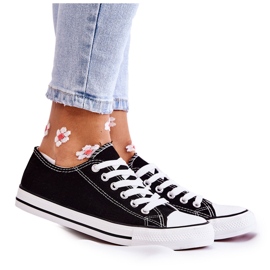 PJ1 Dámské klasické tenisky vázané Black Be Mine černý