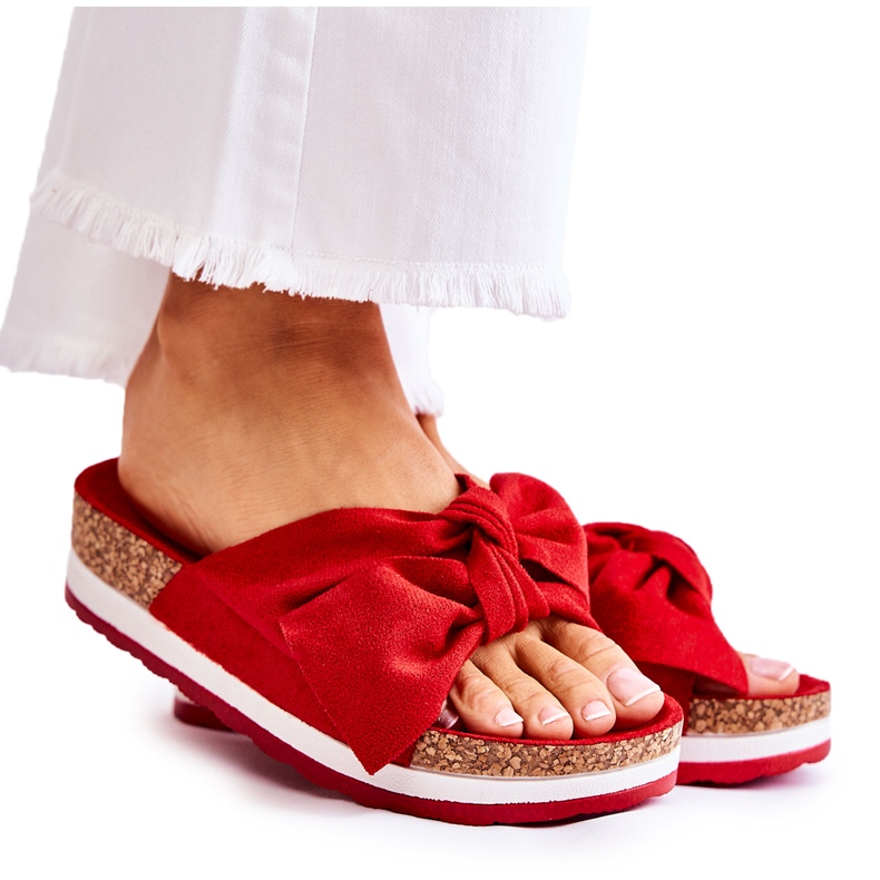 PG1 žabky na tak pohodlné červené platformě