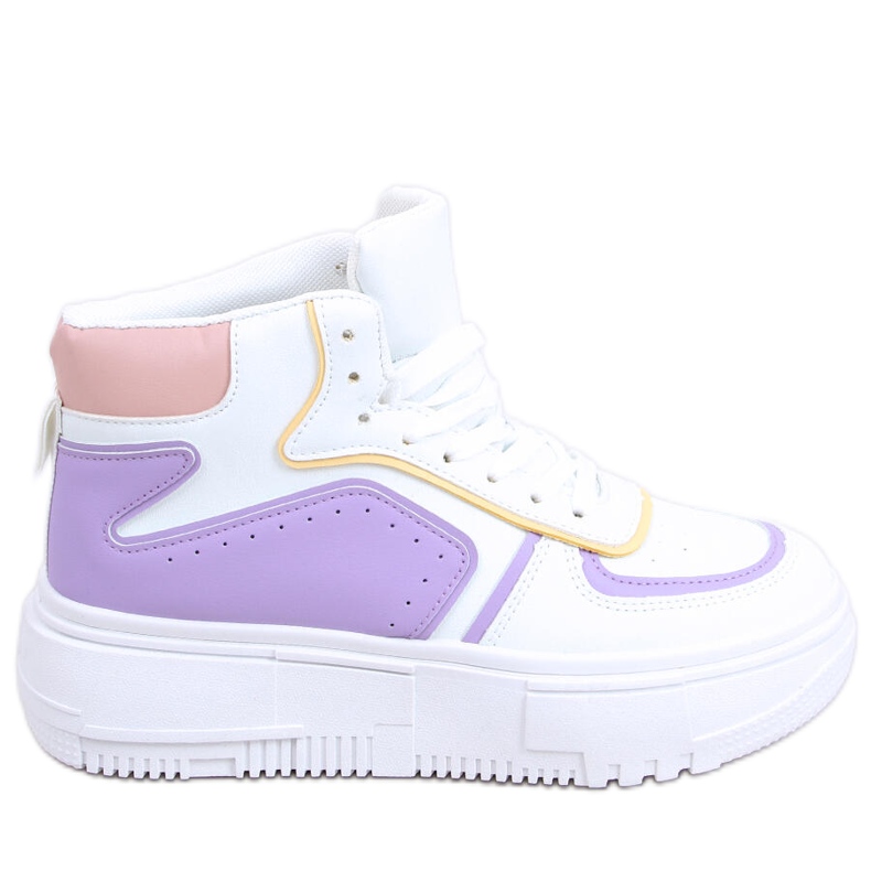 Vysoké tenisky Storm WHITE / PURPLE bílý vícebarevný Vysoké tenisky Storm WHITE / PURPLE bílý vícebarevný